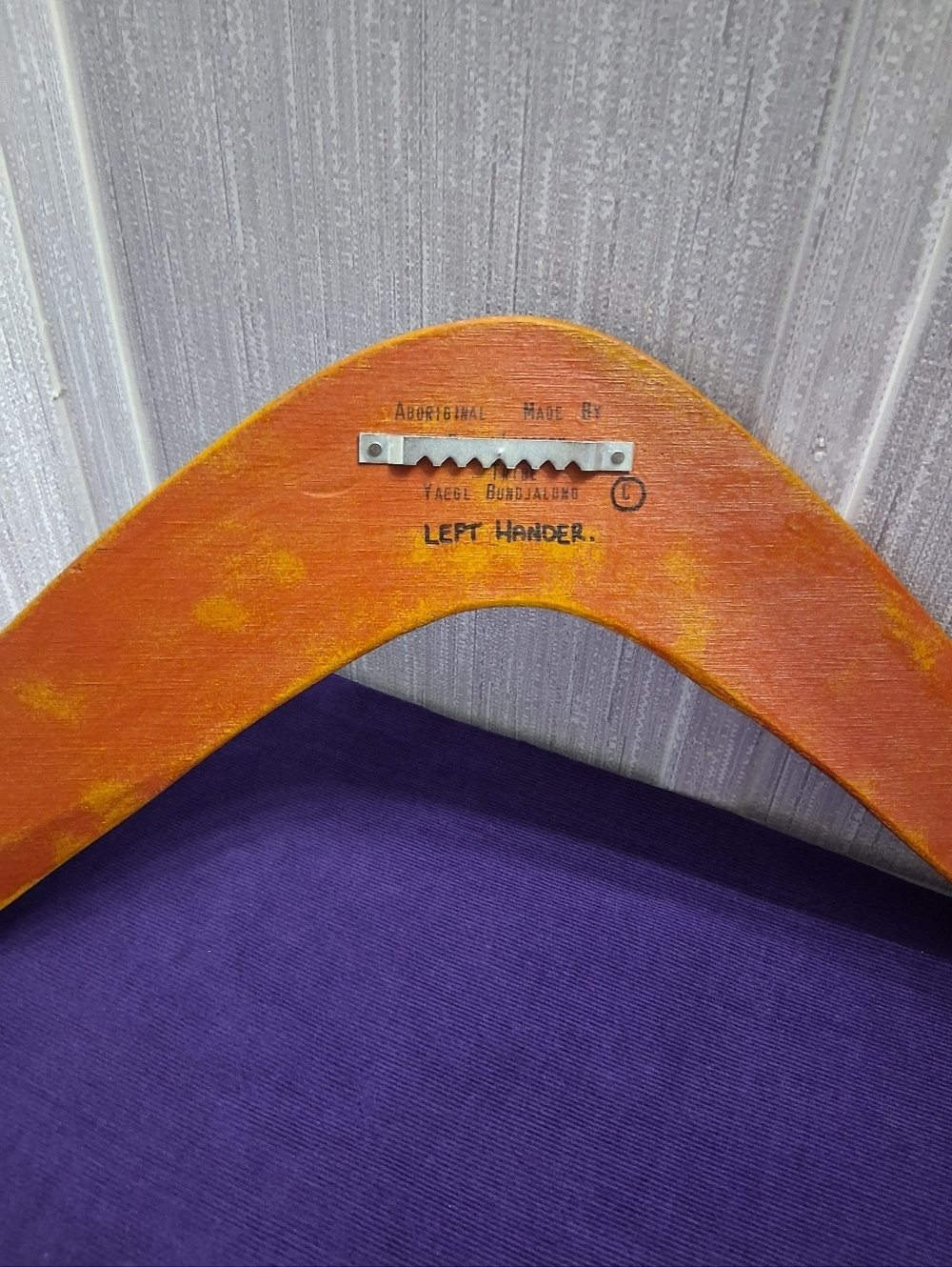 Vintage Left Hander Boomerang Langton Aboriginal 10" Arms Yaegl Bundjalung - Picture 7 of 17